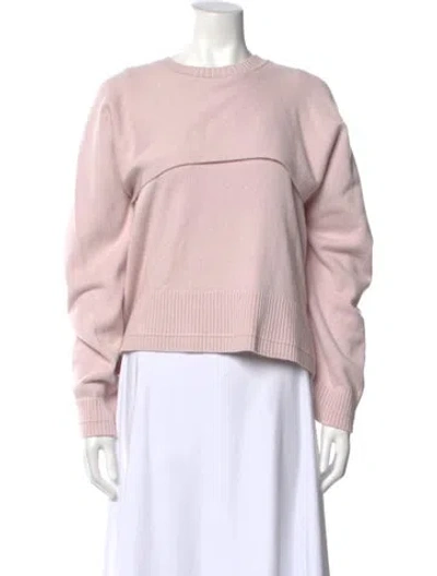 Pre-owned Maria Mcmanus Crew Neck Sweater In Pink