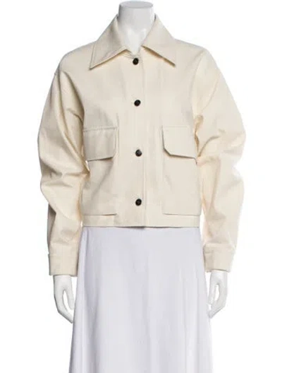 Pre-owned Maria Mcmanus Denim Jacket In Neutral