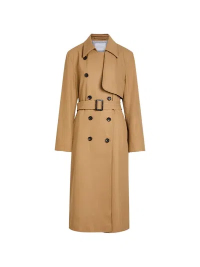 Maria Mcmanus Organic Cotton-drill Trench Coat In Multi