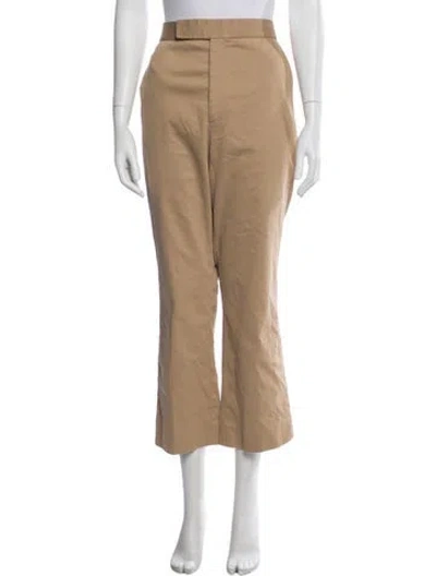 Pre-owned Maria Mcmanus Flared Pants In Neutral
