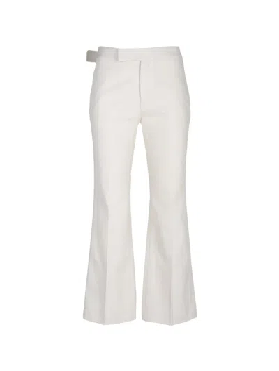Maria Mcmanus Flared Trousers In White