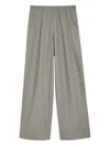 Maria Mcmanus Straight-leg Stretch-wool Trousers In Gray