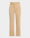 Maria Mcmanus High-rise Kickflare Crop Trousers