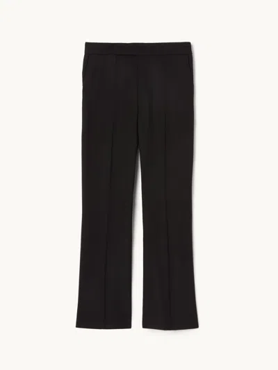 Maria Mcmanus High-waisted Crop Trouser Black 12