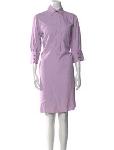 Pre-owned Maria Mcmanus Knee-length Dress In Purple