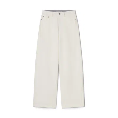 Maria Mcmanus White Massive Jeans In Snow White