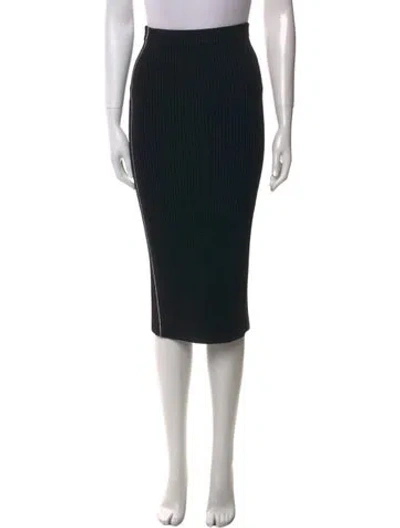 Pre-owned Maria Mcmanus Midi Length Skirt In Black