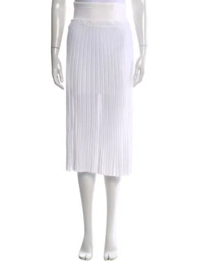 Pre-owned Maria Mcmanus Midi Length Skirt In Gray