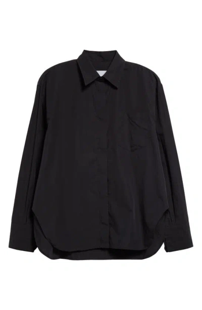 Maria Mcmanus Organic Cotton Button-up Shirt In Black