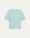 Maria Mcmanus Oversized Cashmere T-shirt In Duck Egg Blue