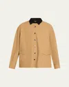 Maria Mcmanus Oversized Field Jacket In Camel