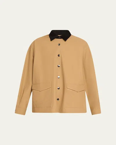 Maria Mcmanus Oversized Field Jacket In Camel
