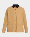 Maria Mcmanus Oversized Field Jacket In Camel