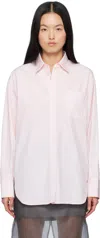 Maria Mcmanus Pink Oversized Tunic Shirt In Pale Pink