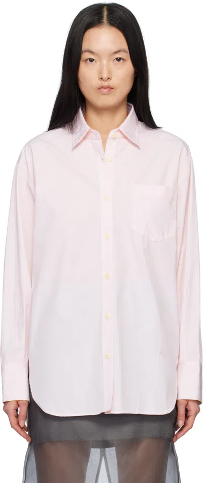 Maria Mcmanus Pink Oversized Tunic Shirt In Pale Pink