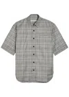 Maria Mcmanus Plaid Wool-blend Shirt In Gray