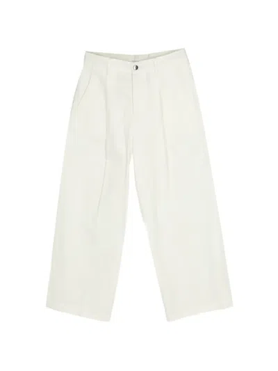 Maria Mcmanus Pleated Palazzo Pants In White
