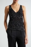 MARIA MCMANUS RECYCLED SEQUIN SWEATER TANK