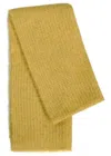 Maria Mcmanus Ribbed-knit Alpaca-blend Scarf In Yellow