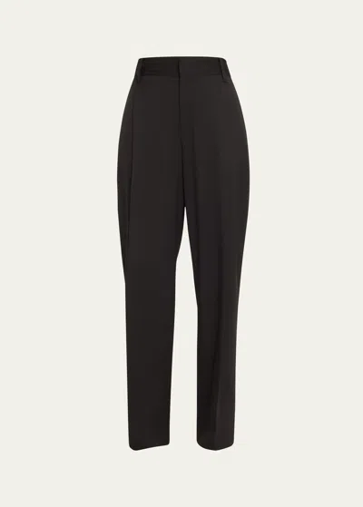 Maria Mcmanus Single Pleat Front Trousers In Black