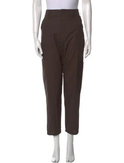 Pre-owned Maria Mcmanus Skinny Leg Pants In Brown