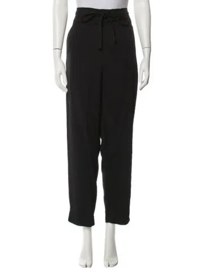 Pre-owned Maria Mcmanus Straight Leg Pants In Black