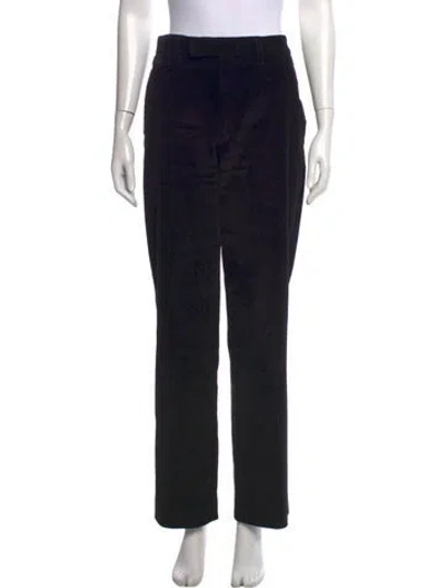 Pre-owned Maria Mcmanus Straight Leg Pants In Black