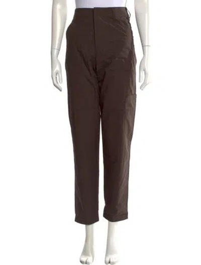 Pre-owned Maria Mcmanus Straight Leg Pants In Brown