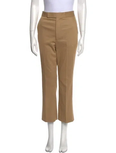 Pre-owned Maria Mcmanus Straight Leg Pants In Brown