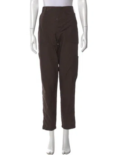 Pre-owned Maria Mcmanus Straight Leg Pants In Brown