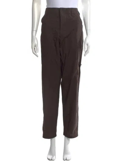 Pre-owned Maria Mcmanus Straight Leg Pants In Brown