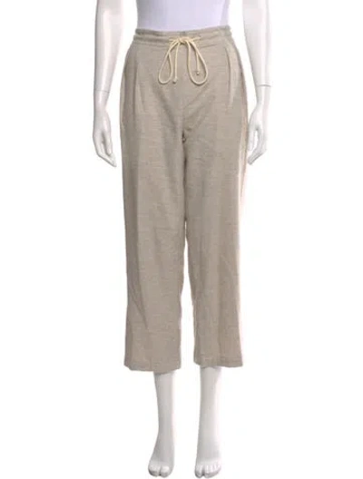 Pre-owned Maria Mcmanus Straight Leg Pants In Neutral
