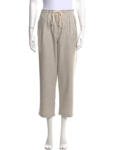 Pre-owned Maria Mcmanus Straight Leg Pants In Neutral