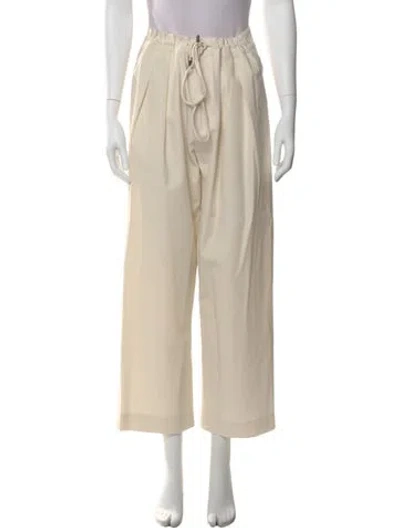 Pre-owned Maria Mcmanus Straight Leg Pants In Neutral
