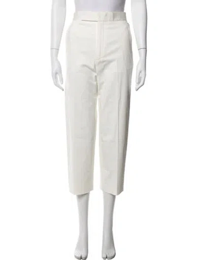 Pre-owned Maria Mcmanus Straight Leg Pants In Neutrals