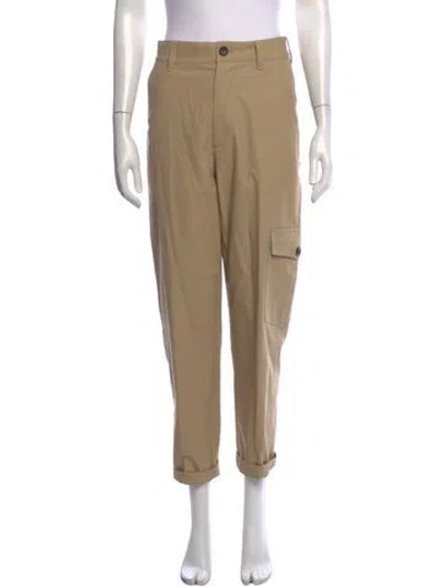 Pre-owned Maria Mcmanus Straight Leg Pants In Neutrals