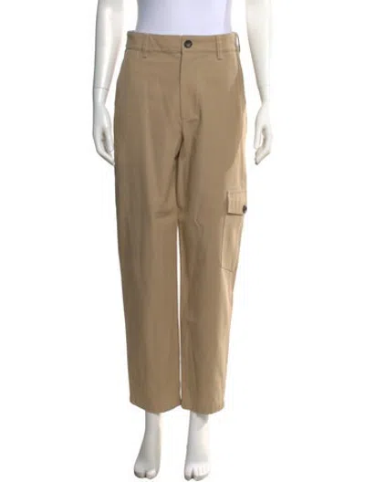 Pre-owned Maria Mcmanus Straight Leg Pants In Neutrals