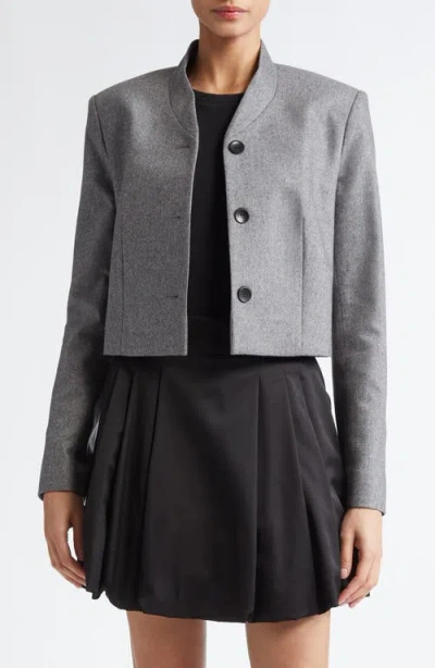 MARIA MCMANUS MARIA MCMANUS STRETCH WOOL & CASHMERE CROP BLAZER