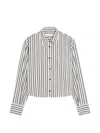 Maria Mcmanus Striped Buttoned Shirt In Multi