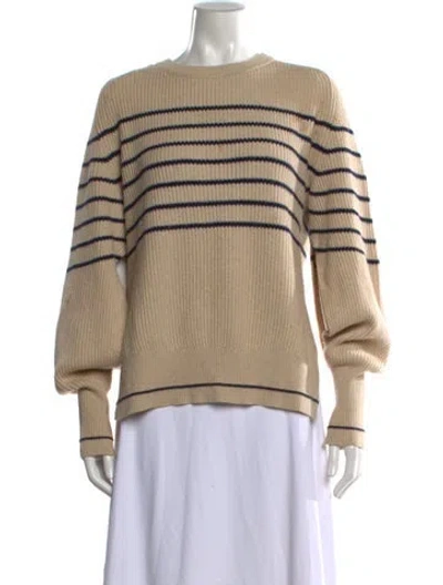 Pre-owned Maria Mcmanus Striped Crew Neck Sweater