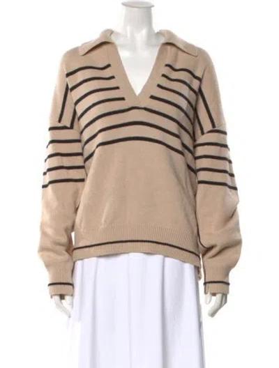 Pre-owned Maria Mcmanus Striped Sweater In Neutral