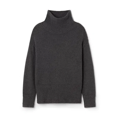 Maria Mcmanus Swing Mock Neck Sweater In Charcoal