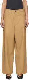 Maria Mcmanus Tan Massive Trousers In Camel