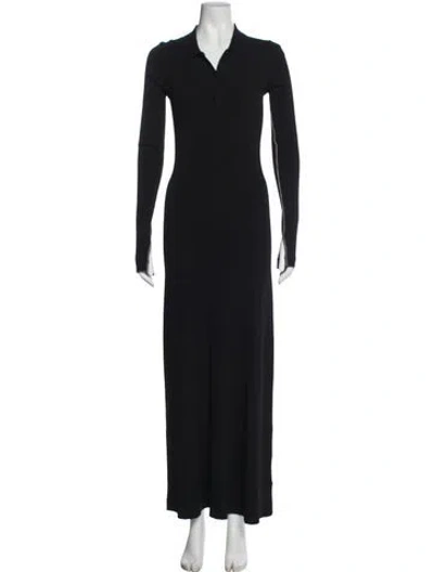 Pre-owned Maria Mcmanus V-neck Long Dress In Multi
