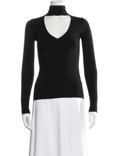 Pre-owned Maria Mcmanus V-neck Sweater In Black