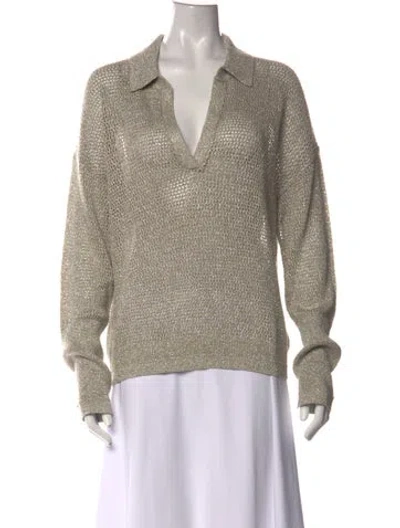 Pre-owned Maria Mcmanus V-neck Sweater In Multicolor