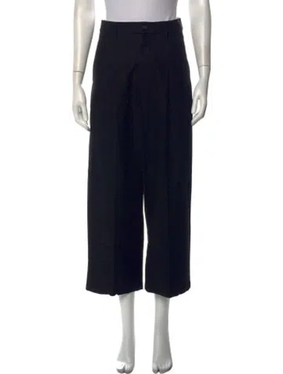 Pre-owned Maria Mcmanus Wide Leg Pants In Black
