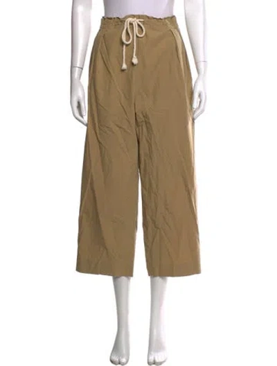 Pre-owned Maria Mcmanus Wide Leg Pants In Brown