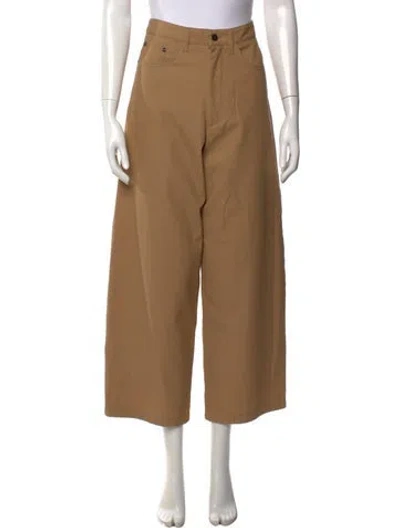 Pre-owned Maria Mcmanus Wide Leg Pants In Brown