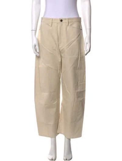 Pre-owned Maria Mcmanus Wide Leg Pants In Neutrals